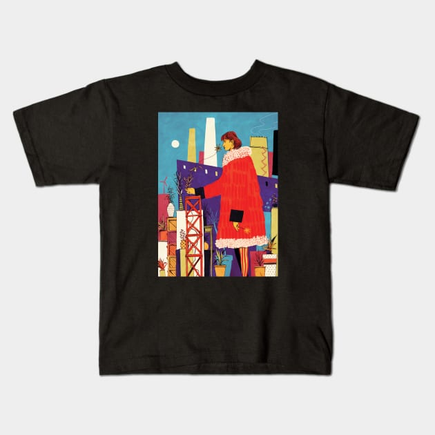 Stacks Kids T-Shirt by mhirshon